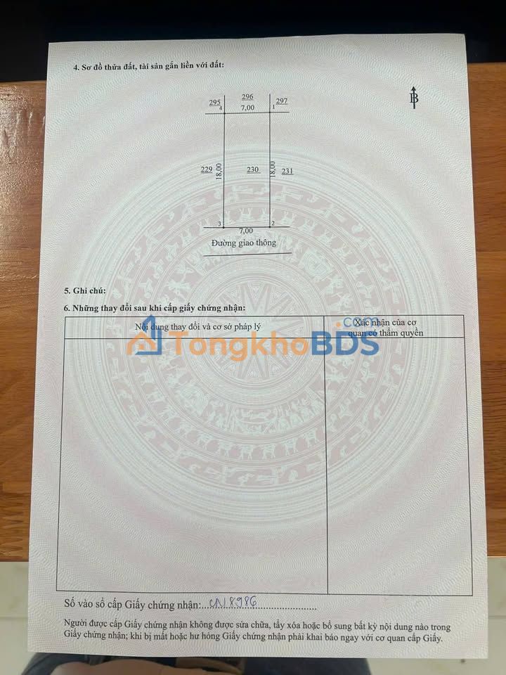 Đất nền Hóa An Biên Hòa 126m² 3.35 tỷ - Đất thổ cư 100%
