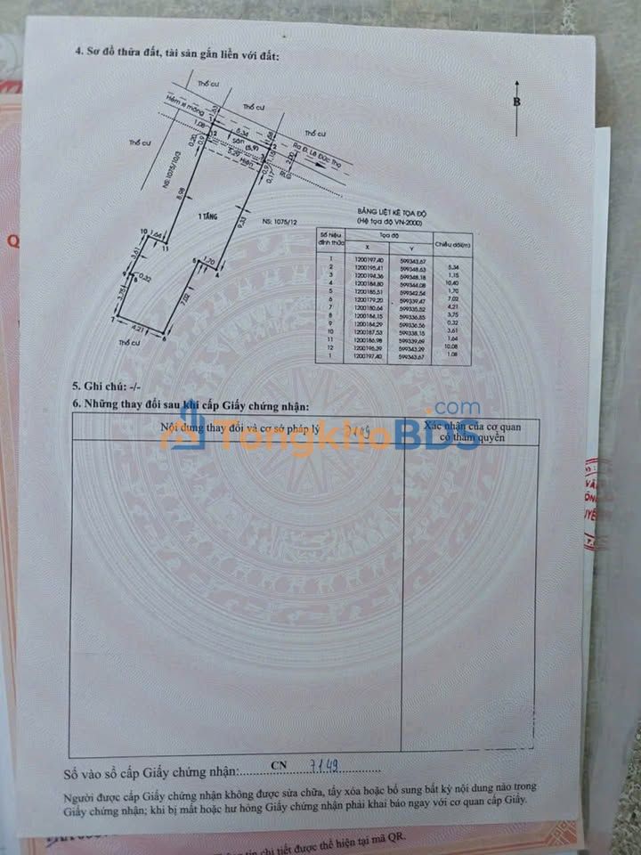 Nhà Lê Đức Thọ Gò Vấp 92m2 giá 5.49 tỷ - Chính chủ bán