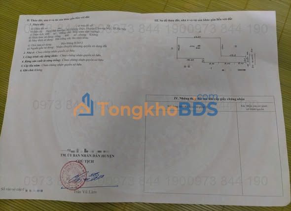 Dat nen Hoang Dieu Chuong My 400m2 - Tiem nang tang gia