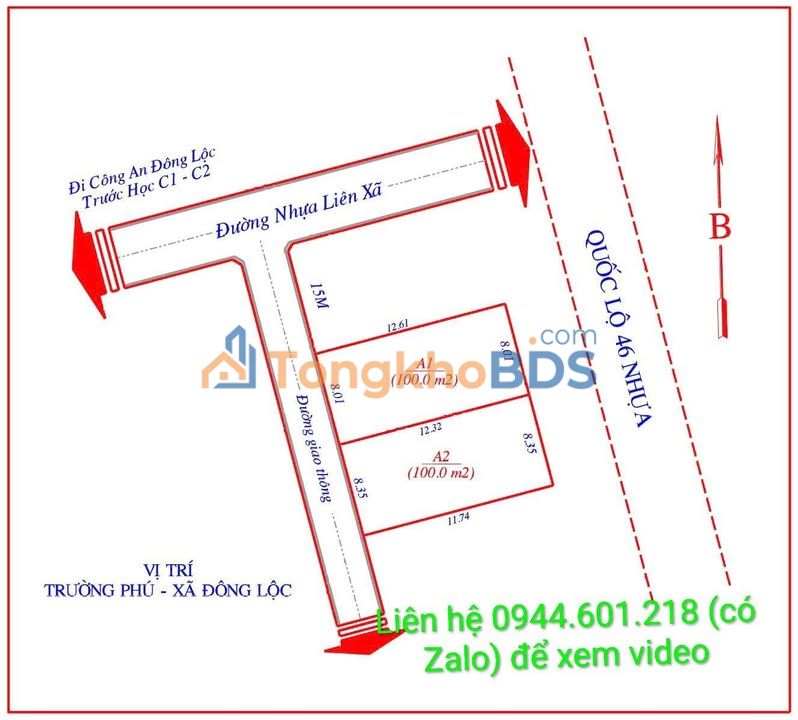 Đất nền Nghi Trung Nghi Lộc 100m² 1 tỷ - Sổ đỏ chính chủ