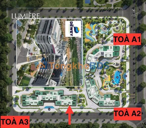 Căn hộ Masteri West Heights 61m² 5.7 tỷ - View đẹp