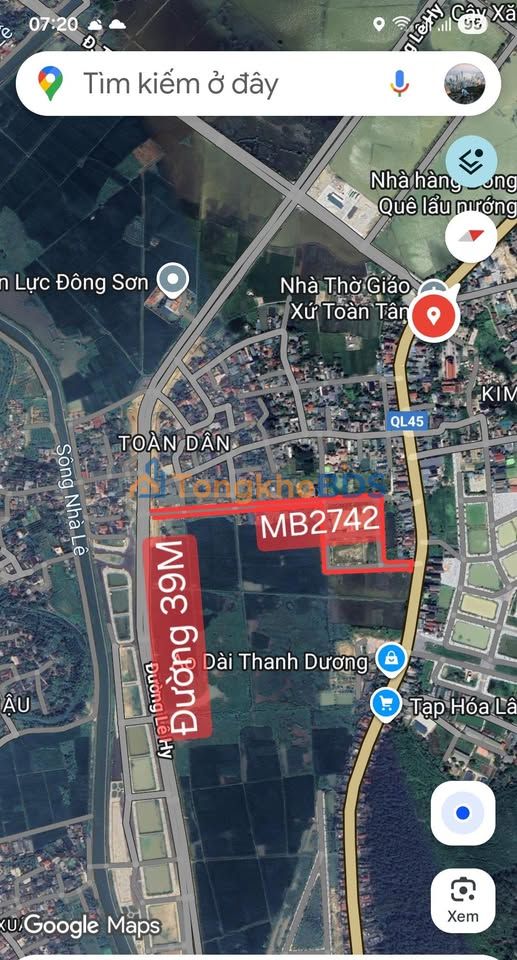 Đất nền Đông Sơn Thanh Hóa 108m² - Tiềm năng tăng giá