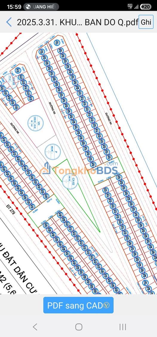 Đất nền Nhân Hòa Quế Võ 96m² MT6m - Sổ đỏ chính chủ