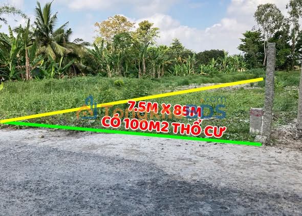 Đất nền Vĩnh Trinh Vĩnh Thạnh 100m² 800 triệu - Sổ đỏ chính chủ