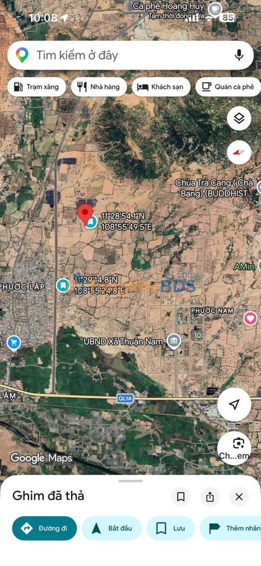 Đất nền Phước Dinh Thuận Nam 16.000m² 2.5 tỷ - Sổ đỏ chính chủ