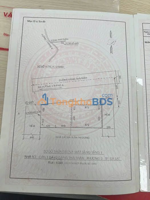 Đất nền Đà Lạt Đặng Thái Thân 125m² 17 tỷ - Đường to ô tô