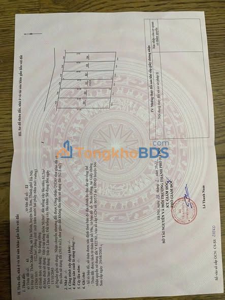 Đất nền Tân Minh Sóc Sơn 112m² 2.24 tỷ - Sổ đỏ chính chủ