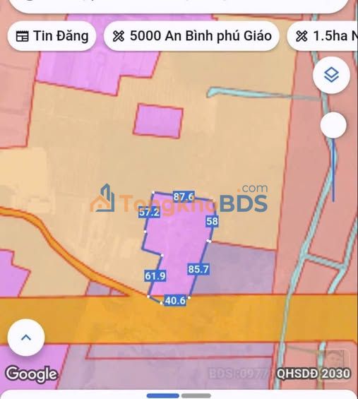 Đất nền Vĩnh Tân Tân Uyên 11.000m² 5 tỷ - Sổ đỏ chính chủ