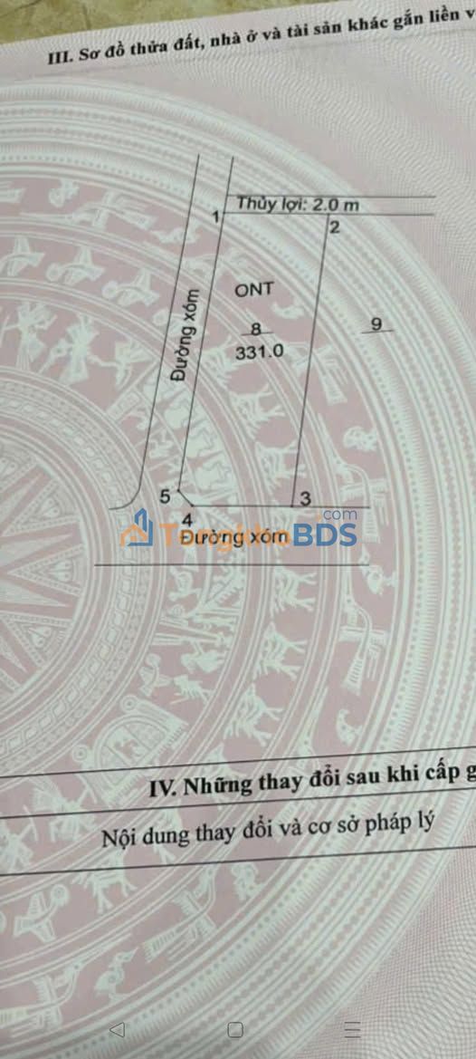 Đất nền Nam Phú Tiền Hải 331m² - Sổ đỏ chính chủ