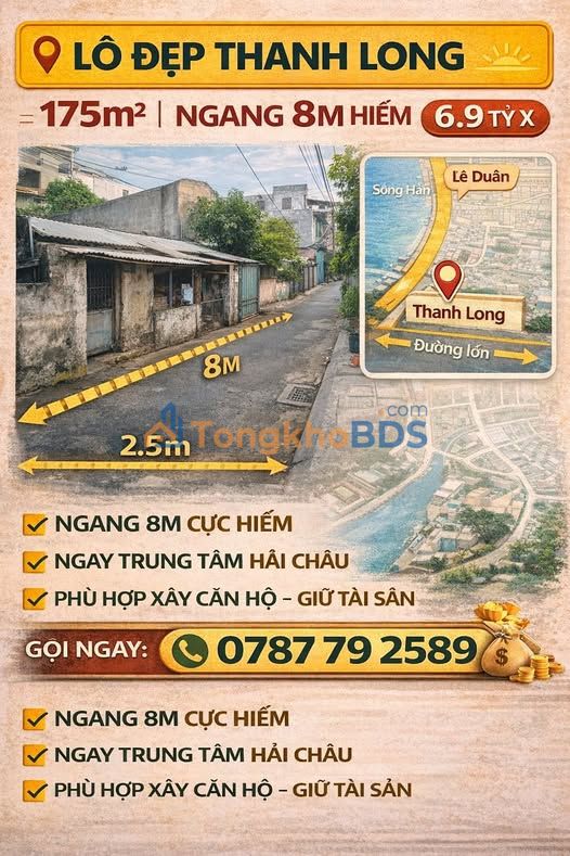 Đất nền Hải Châu Đà Nẵng 175m² - Sổ đỏ chính chủ giữ giá