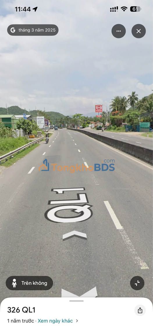 Đất mặt tiền QL1A Ninh Hòa 5.000m² giá 75 triệu - Đường to ô tô