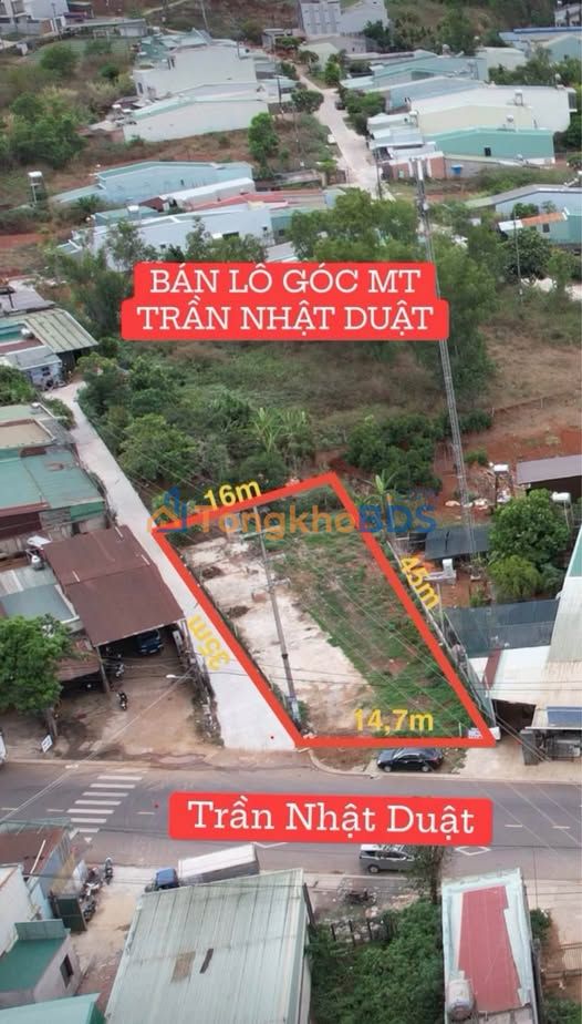 Đất nền Trần Nhật Duật Pleiku 570m² 6.8 tỷ - Sổ đỏ chính chủ