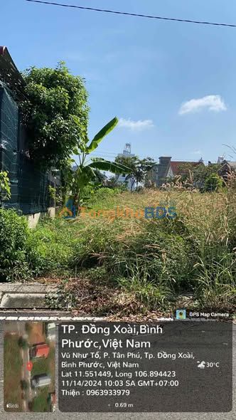 Đất nền Đồng Xoài Vũ Như Tô 130m² 1.8 tỷ - Thổ cư 100% sẵn xây