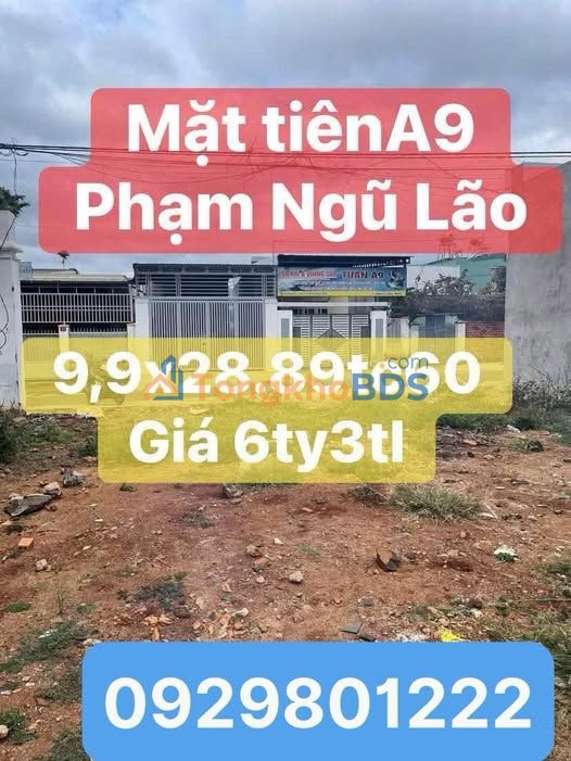 Đất nền Phạm Ngũ Lão 300m² 6.3 tỷ - Sổ đỏ chính chủ