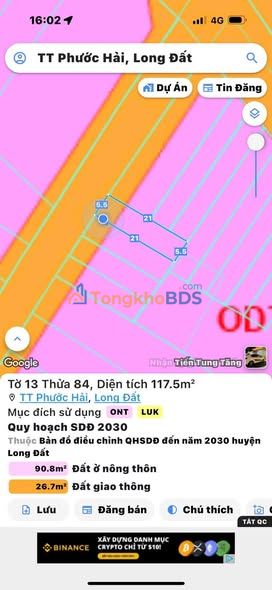 Đất nền Long Mỹ Đất Đỏ 116m² 1,25 tỷ - Sổ đỏ chính chủ