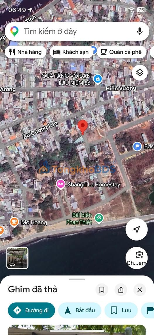 Đất thổ cư Phú Thủy Phan Thiết 100m² 2.5 tỷ – Đường to ô tô