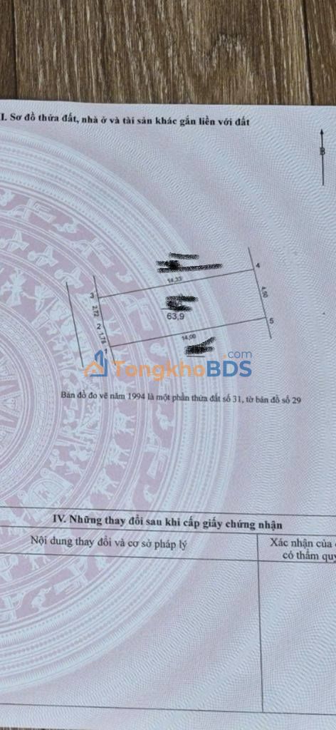 Nhà riêng Vĩnh Quỳnh Thanh Trì 64m² 6,5 tỷ - Ô tô vào nhà