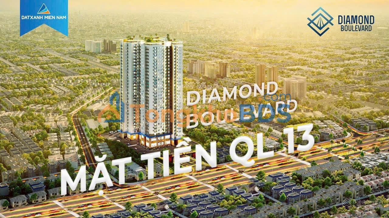 Can ho Diamond Boulevard Binh Duong 56m2 1.9 ty - Ban giao ngay