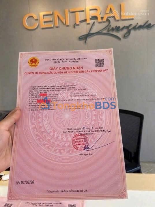 Shophouse Thanh Hoa Dong Hai 80m2 5.5 ty - Mat tien kinh doanh