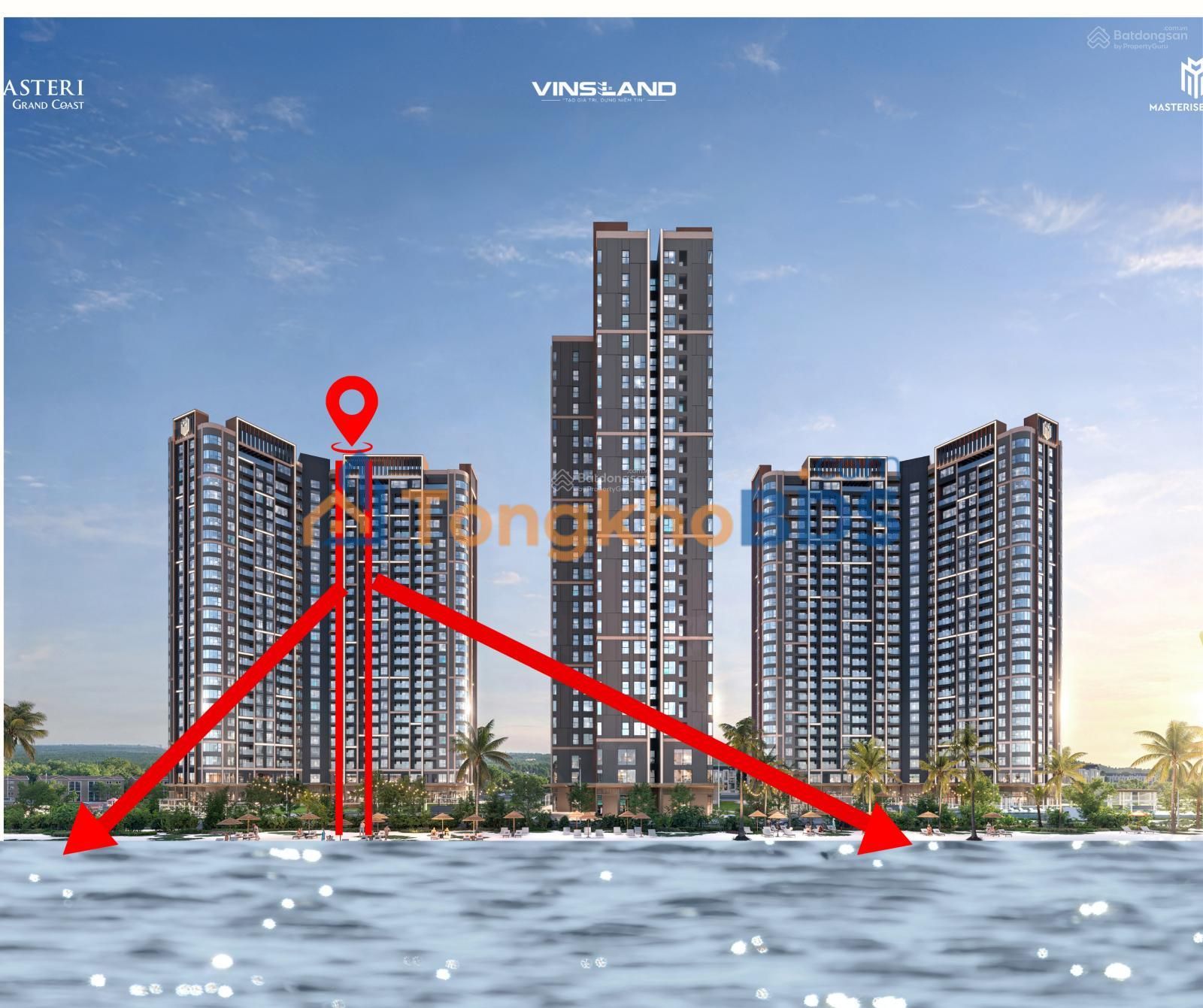 Căn hộ Masteri Grand Coast Long Hưng 52,9m² view đẹp