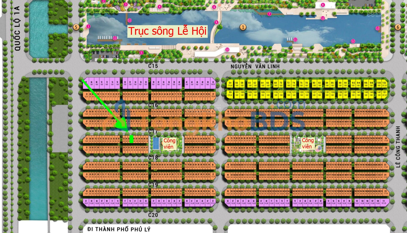 Nhà liền kề Sun Urban City Hà Nam 56m² 4,7 tỷ - Vị trí đẹp