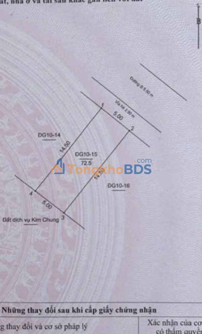 Đất đấu giá Lai Xá Hoài Đức 72m² giá đầu tư F0