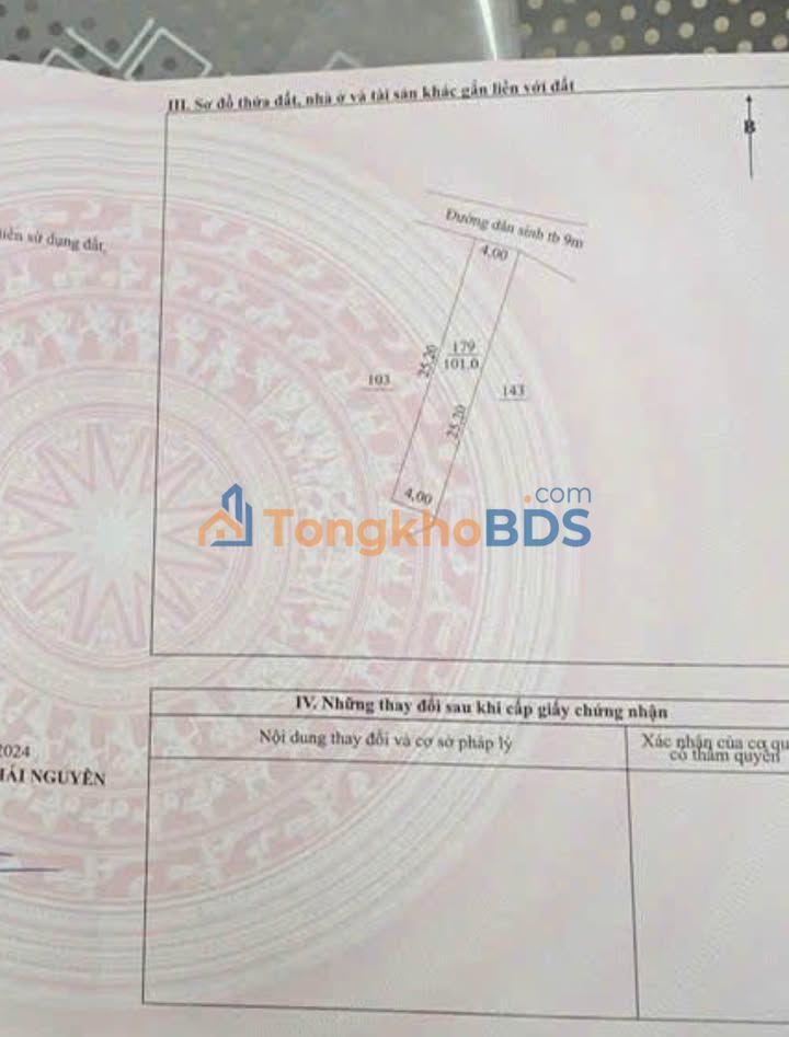 Đất nền Phúc Hà Thái Nguyên 100m² 8xx triệu - Sổ đỏ chính chủ