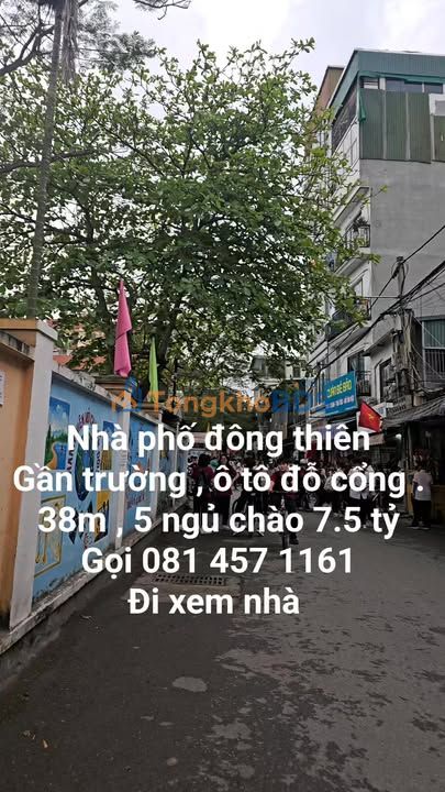 Nhà riêng Đông Thiên Lĩnh Nam 38m² 7.5 tỷ Full nội thất