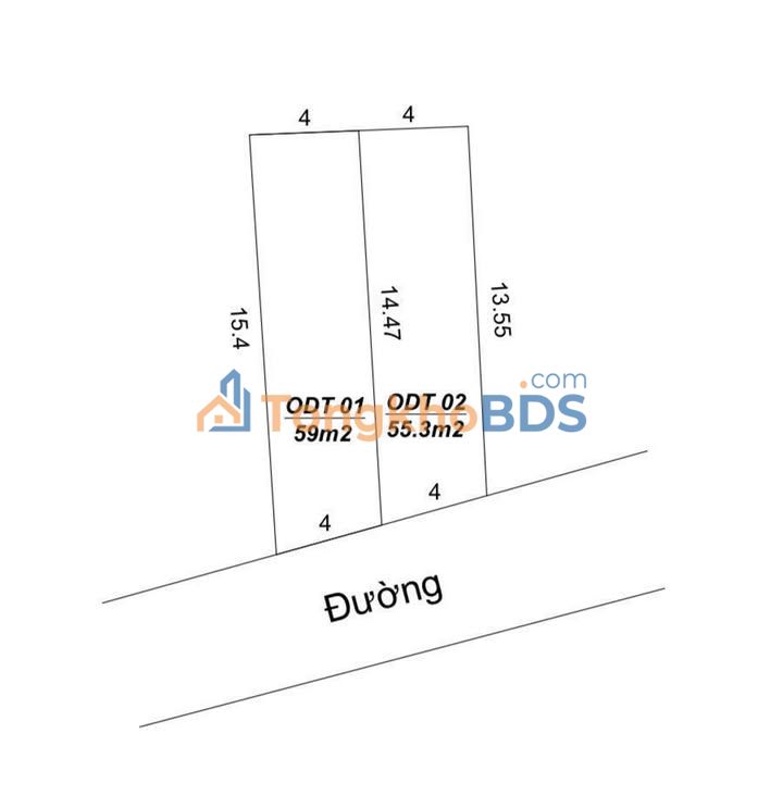 Đất Long Biên 55-59m² giá 1 tỷ/lô - Sổ đỏ chính chủ
