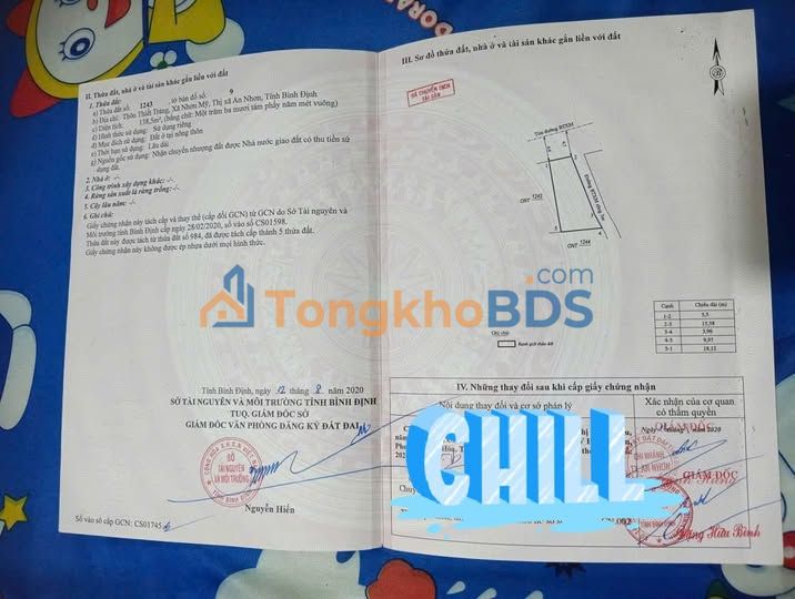 Đất nền Thiết Tràng Nhơn Mỹ 139m² giá 6xx - Xây dựng tự do