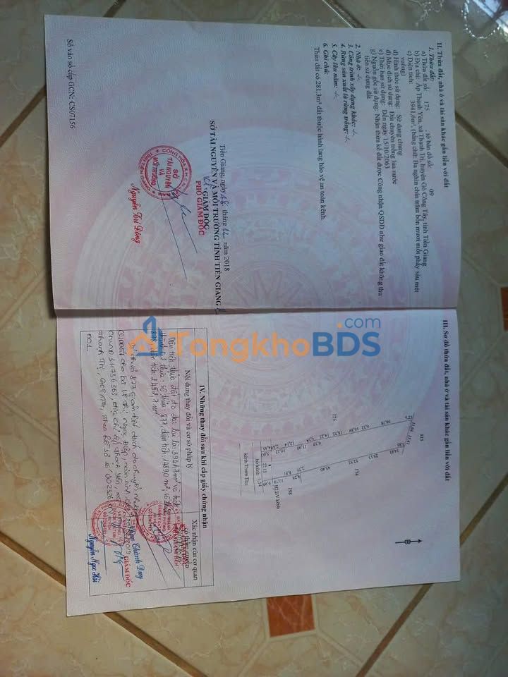 Đất nền Thạnh Trị Gò Công Tây 2.450m² 2.08 tỷ - Đường to ôtô