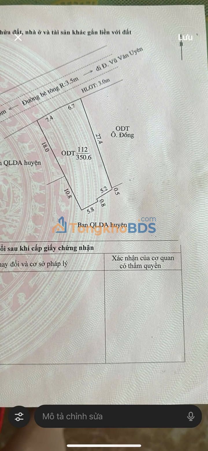 Đất nền Điện Biên Yên Bái 109m² giá 1 tỷ - Tiềm năng tăng giá