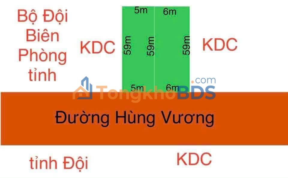 Đất nền Hùng Vương Đông Hà 354m² - Đường to ô tô