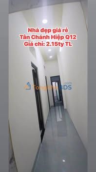 Nhà riêng Tân Chánh Hiệp 03 Q12 53m² 2,15 tỷ - Chính chủ