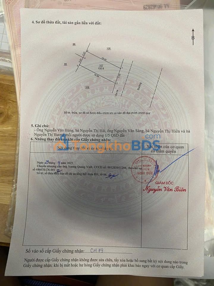 Đất nền Di Trạch Hinode 133m² 19 tỷ - Đường ô tô