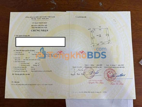 Đất Trường Yên Chương Mỹ 80m² - Sổ đỏ chính chủ