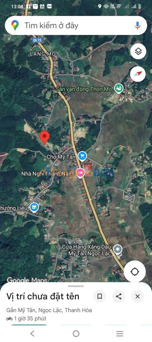 Đất nền Ngọc Lặc 100m² hơn 100tr - Sổ đỏ chính chủ