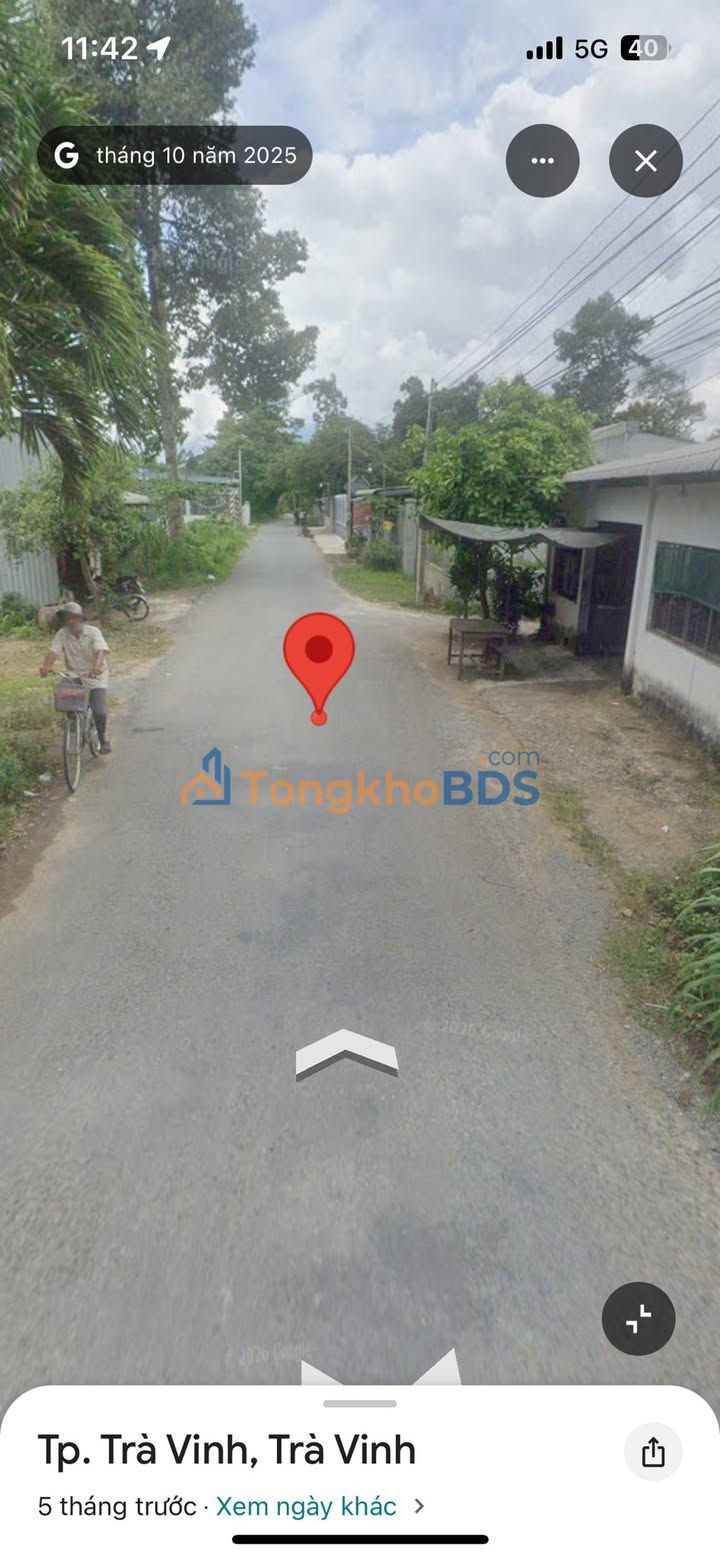 Đất thổ cư Phường 7 Trà Vinh 161m² giá 1.15 tỷ - Sổ đỏ chính chủ