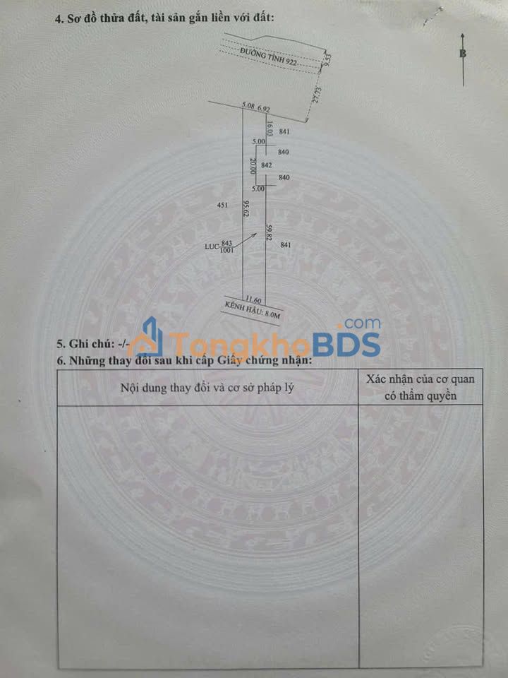 Đất nền Đông Hiệp Cờ Đỏ 1140m² 1.35 tỷ - Thổ cư 100%