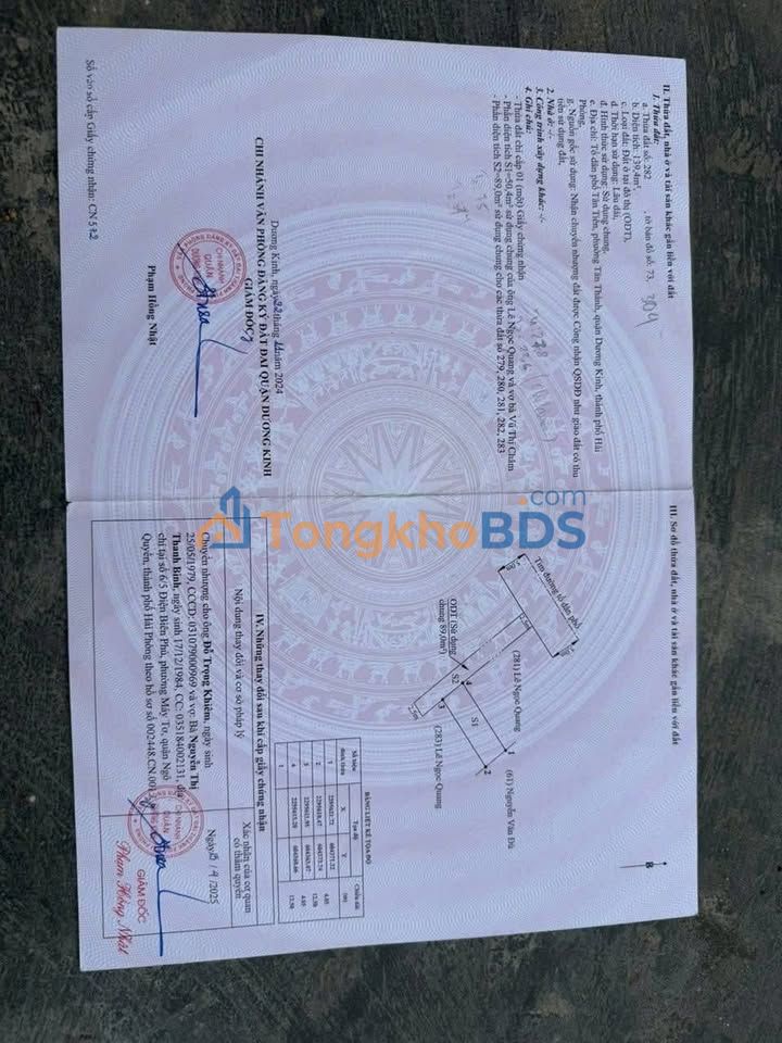 Đất Nhánh 1 Bùi Phổ Tân Thành 50m² giá 1 tỷ - Giá tốt hiếm có