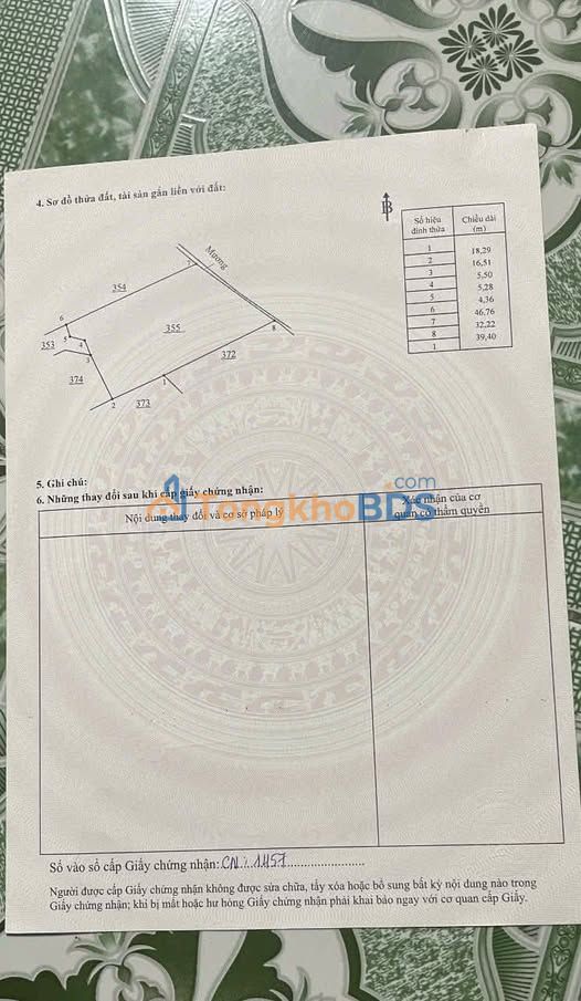 Đất nền Phú Lâm Tân Phú 540m² 185 triệu - Sổ đỏ chính chủ