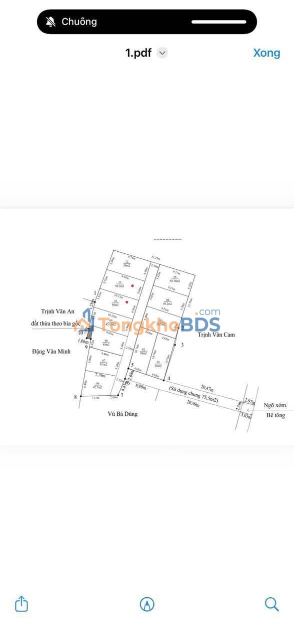 Đất nền Hồng Thái An Dương 50m² 1.2 tỷ - Sổ đỏ chính chủ