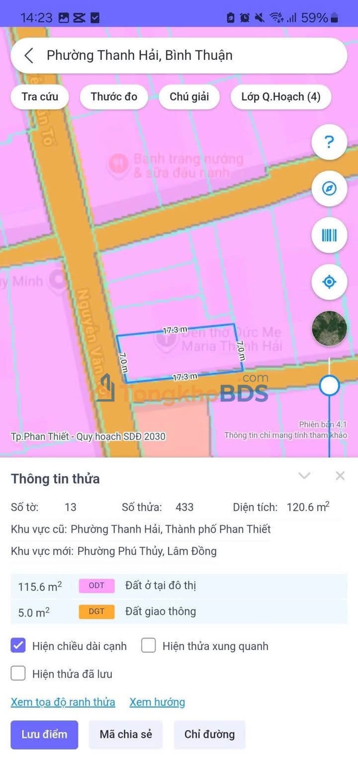 Đất nền Nguyễn Văn Tố Phan Thiết 120m² 3.5 tỷ - sổ đỏ chính chủ