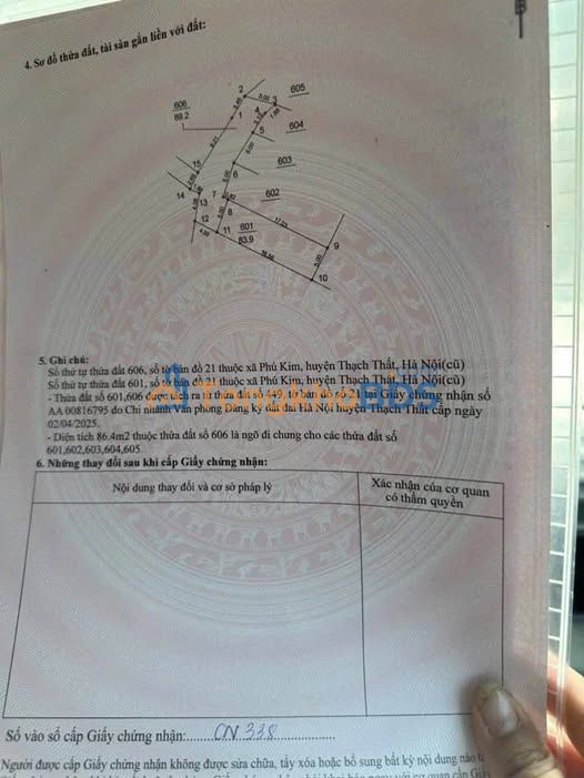 Đất nền Đại Đồng Thạch Thất 83.9m2 1 tỷ - Sổ đỏ chính chủ