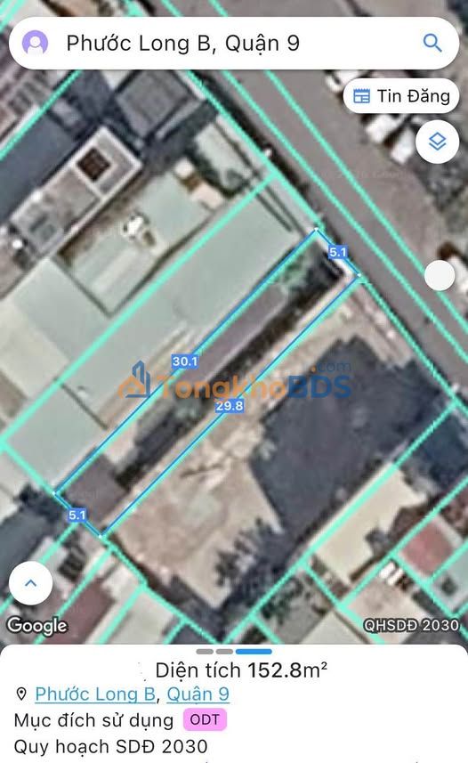 Đất đường 359 Phước Long B 153m2 12,5 tỷ - Sổ đỏ