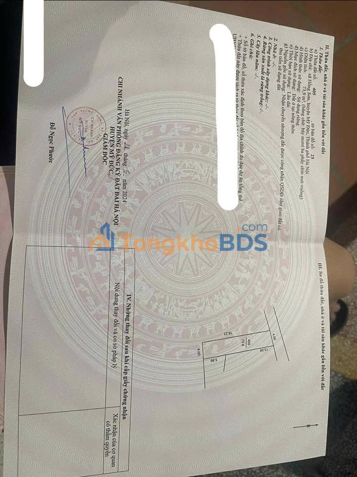 Đất nền Mỹ Đức Hồng Sơn 74m² - Xây dựng tự do