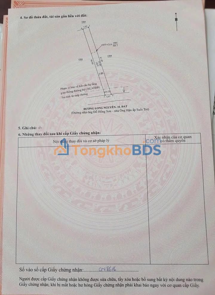 Đất Long Hòa Dầu Tiếng 300m² 700-799tr - Sổ đỏ chính chủ