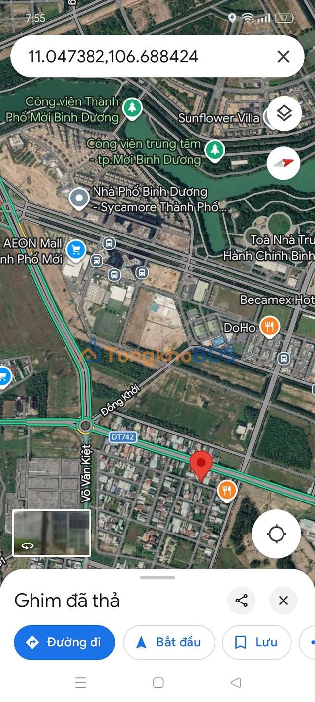 Đất nền DB6 KĐT Mới Thủ Dầu Một 300m² 9 tỷ - Sổ đỏ chính chủ