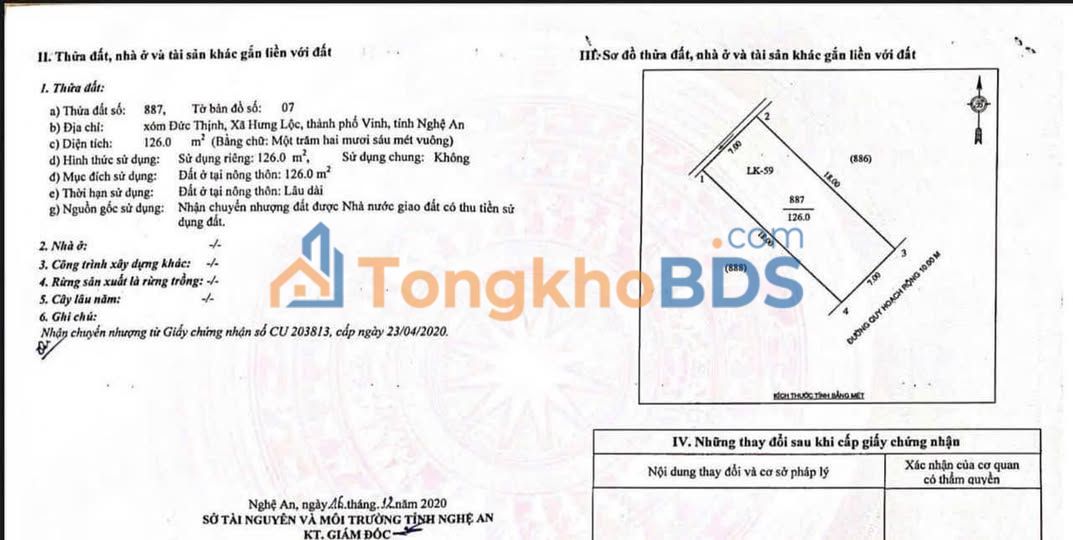 Đất nền Hoàng Tá Thốn Vinh 126m² giá 5,7 tỷ - Chính chủ sổ đỏ, xây tự do