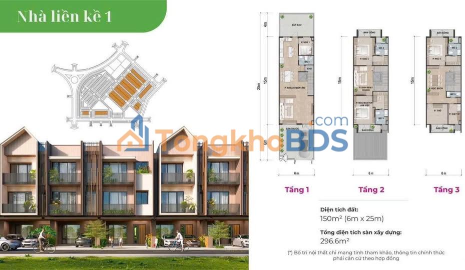 Liền kề Casa Bonita Cửa Lò 150m² 3.6 tỷ - Vị trí đắc địa